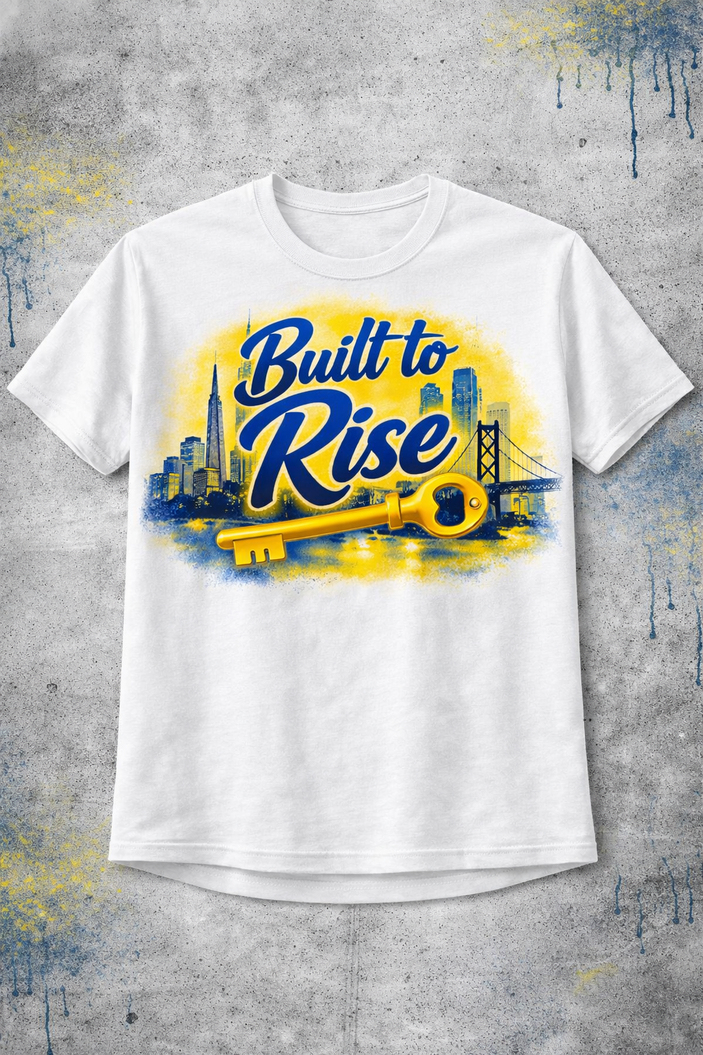 Born to Rise Key Graphic Tee - White